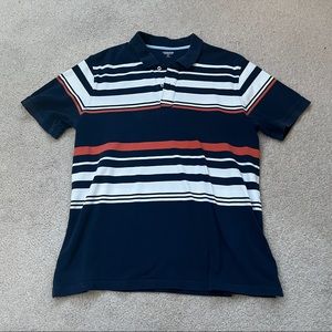 VINTAGE LAND’S END STRIPED POLO